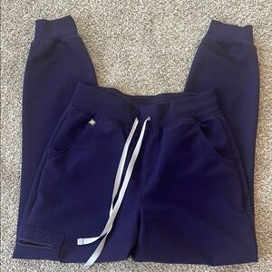 Figs high waisted Zamora jogger S purple jam